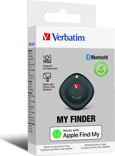 Tracker Bluetooth Verbatim My Finder, për Apple Where Is, bateri e zëvendësueshme, i bardhë - 1