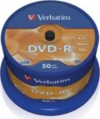 CD DVD-R, 4.7 GB, 16x 50 copë - 1