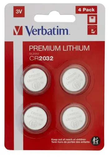 Bateri Verbatim Cr2032 4Pcs