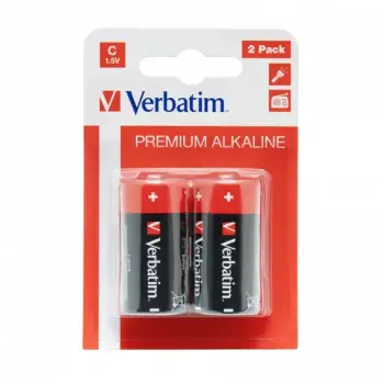 Bateri Verbatim Premium Alkaline 1.5 V, C 49922