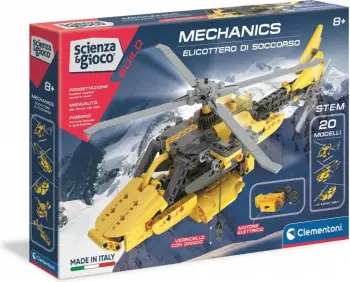 Lodër helikopter shpëtues Clementoni Mechanics