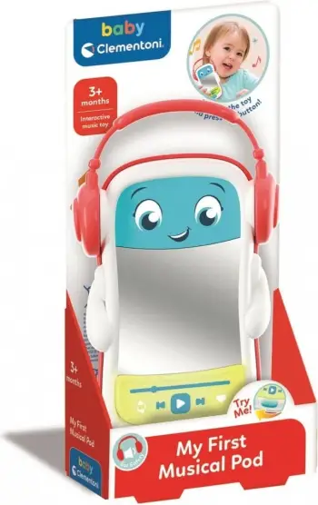 Lodër muzikore Clementoni Baby DJ, 12 melodi, për bebe, shumëngjyrëshe