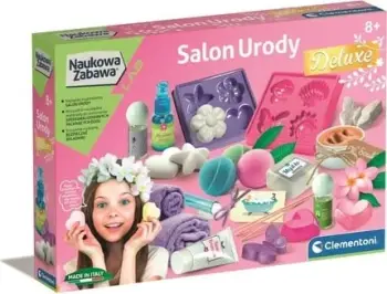 Set lodrash edukative Clementoni Salon Urody Deluxe, për fëmijë, shumëngjyrësh