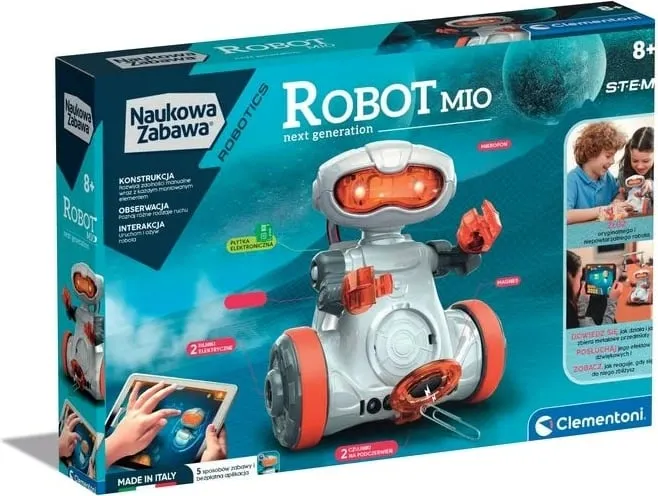 Lodër edukative Clementoni Robot Mio Generation 50632, robot programues, me aplikacion, shumëngjyrësh - 1
