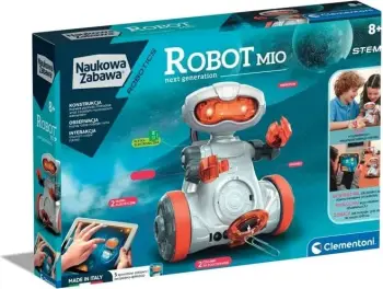 Lodër edukative Clementoni Robot Mio Generation 50632, robot programues, me aplikacion, shumëngjyrësh
