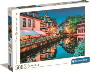 Puzzle Clementoni Strasbourg Old Town, 500 pjesë, High Quality