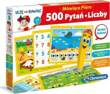 Lojë edukative Clementoni Talking Pen, 500 pyetje, numrat