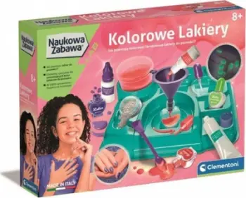 Set kreativ për manikyr Clementoni Colorful Nail Polishes, aksesorë dekorimi thonjsh, për fëmijë