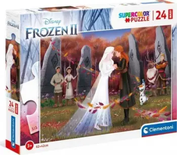 Puzzle Clementoni Frozen 2, 62 x 42 cm, 24 elemente