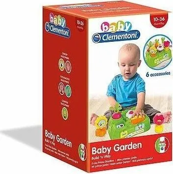 Lodër për fëmijë Clementoni: Baby garden (17277), shumëngjyrëshe - 1