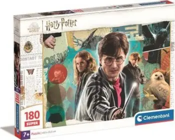 Puzzle Clementoni Harry Potter, 180 copa, 48.5 x 33.5 cm, shumëngjyrësh