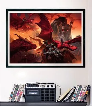 Puzzle Clementoni Dungeons & Dragons 39733, 1000 pjesë, 70cm, shumëngjyrësh - 3