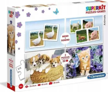 Puzzle për fëmijë Superkit Clementoni, shumëngjyrësh