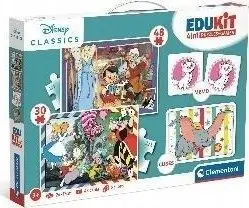 Set lojërash edukative Clementoni Edukit Disney, puzzle dhe memo, për fëmijë 3+