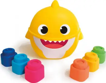 Lodër blloqe për fëmijë Clementoni Clemmy Bucket Baby Shark (17427)