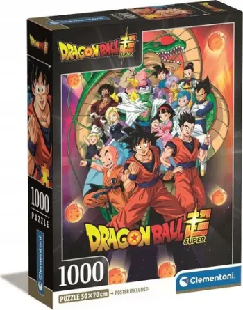 Puzzle Clementoni Dragonball Portrait, 1000 copa, 70 x 50 cm, shumëngjyrësh