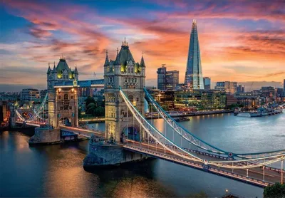 Puzzle Clementoni Compact London Twilight, 1500 pjesë, 84.5 x 59 cm, shumëngjyrësh - 3
