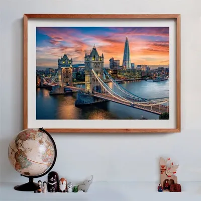 Puzzle Clementoni Compact London Twilight, 1500 pjesë, 84.5 x 59 cm, shumëngjyrësh - 4