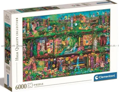 Puzzle Clementoni Garden Shelf, 6000 pjesë, shumëngjyrësh - 4