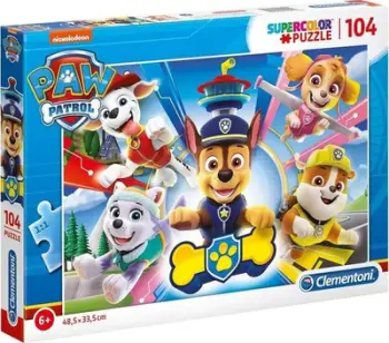 Puzzle Clementoni Paw Patrol, 2x60 pjesë, shumëngjyrëshe