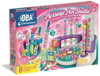 Set kreativ Clementoni Create Your Pens With Message Pens, për stilolapsa me mesazhe, për fëmijë