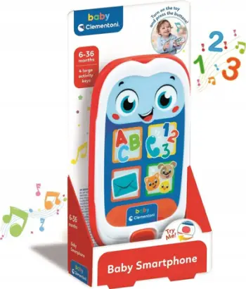 Lodër smartphone Clementoni Children, interaktiv, me ekran me prekje, shumëngjyrësh
