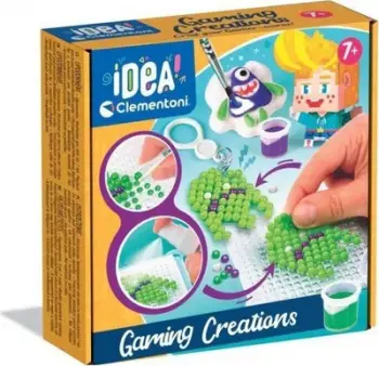 Set kreativ Clementoni Art Surprise Video Games, rruza uji, DIY, shumëngjyrësh