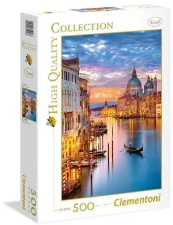 Puzzle Clementoni - Ndriçimi Venecia, 500copë