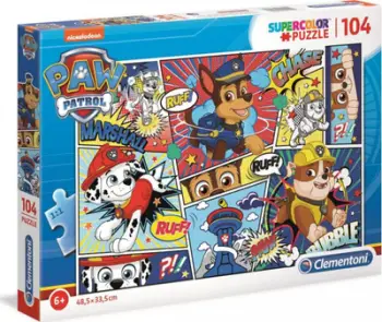 Puzzle Clementoni Paw Patrol, 104 elemente
