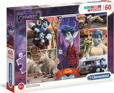 Puzzle Clementoni SuperColor Onward, 60 elemente - 1