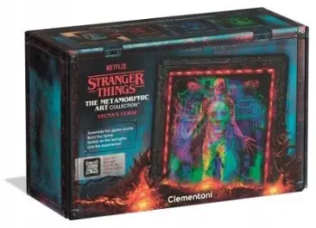 Puzzle Clementoni Stranger Things Metamorphic Art, 520 pjesë, me dritë LED, shumëngjyrësh