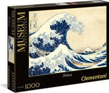 Puzzle Clementoni: Hokusai, Wolf Wave off Kanagawa, 1000 elemente