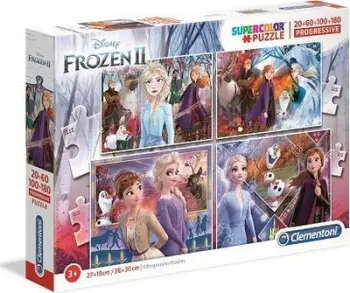 Puzzle Clementoni Frozen 2, 20 / 60 / 100 / 180 elemente