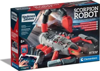 Lojë edukative shkencore Clementoni Science Game Mecha Scorpion 50718, set robotik, për fëmijë 8+