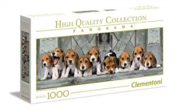 Puzzle Clementoni Panorama of the Beagles, 1000 elemente