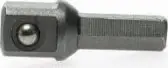 Adaptor goditës Teng Tools 980086, 3/8" drive, 5/16" hex, metalik
