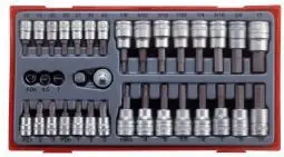 Set çelësa bit & priza Teng Tools TTBS35, 35 pjesë