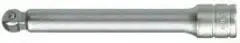 Zgjatës Teng Tools Swivel Extension ( 01101708), 3/8", 75mm, i argjendtë