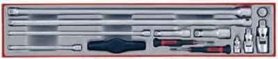 Set zgjatësesh Teng Tools, për çelësa, 1/2", 3.8", 1/4", 75-300 mm - 1