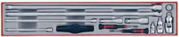 Set zgjatësesh Teng Tools, për çelësa, 1/2", 3.8", 1/4", 75-300 mm