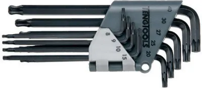 Set çelësash Teng Tools Torx L-type T8 - T40 - 1