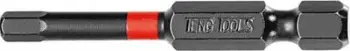 Bit goditës Teng Tools HEX3 1/4", 50 mm, i zi