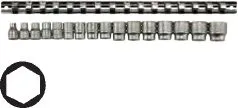 Set prizash Teng Tools, 3/8", 7-22 mm, 17 copë - 1