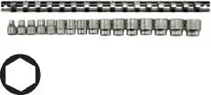 Set prizash Teng Tools, 3/8", 7-22 mm, 17 copë