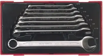 Set çelësash të kombinuar Teng Tools, 5/16 - 3/4", 8 copë
