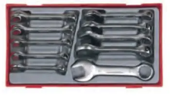 Set [elësash kombinues Teng Tools, 10-19mm, 10 copë