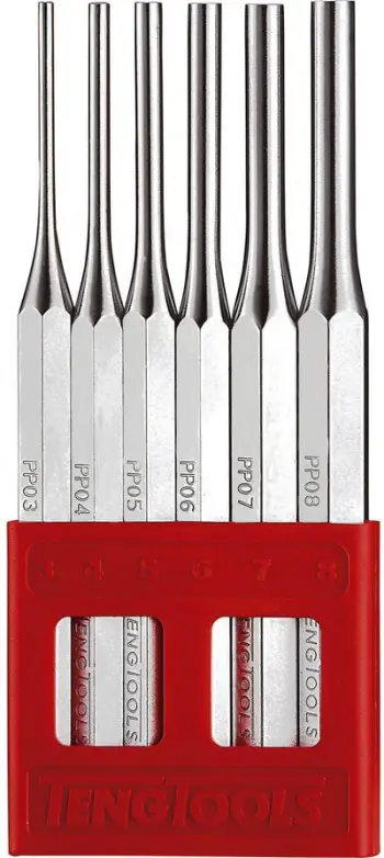 Set shpuese Teng Tools PPS06, 3-8mm, 6 copë