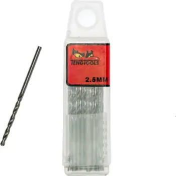 Maja shpuese Teng Tools, 2.5mm, 10 copë