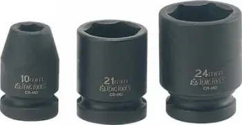 Kokë goditëse Teng Tools 1/2", 21 mm, DIN 3129, e zezë
