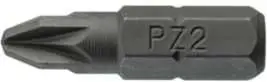 Bit Teng Tools Pozidriv PZ2, 25 mm, 1/4" hex, 3 copë